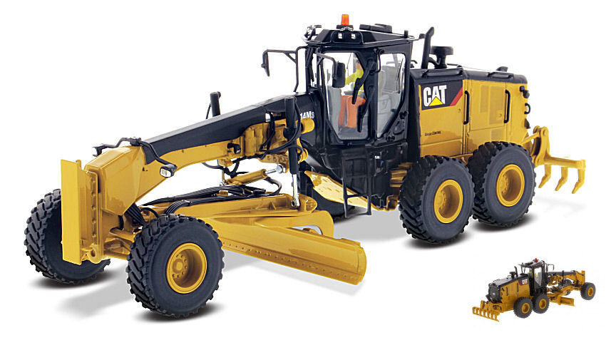 DIECAST MASTER DM85545 MOTOR GRADER CAT 14M3 1:50
