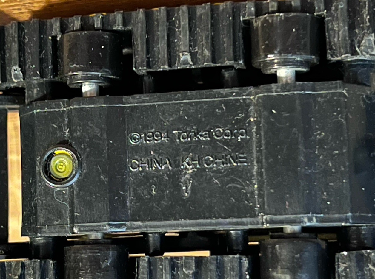 Vintage Tonka Yellow & Black Bulldozer Construction Vehicle (1994)