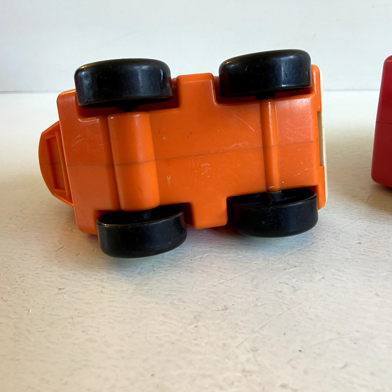 1987 Tonka Cement Mixer Truck Plastic Fire Engine Toddler Toy Ambulance Steel