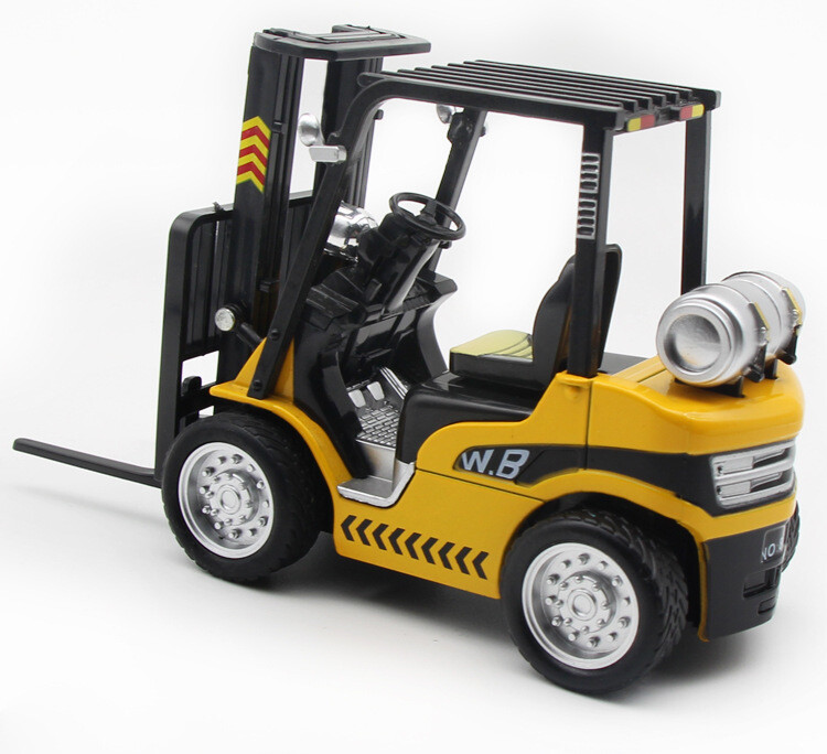 1/24 Forklift Truck Toy Diecast Model Toy Car Construction Toys Vehicle for Boys