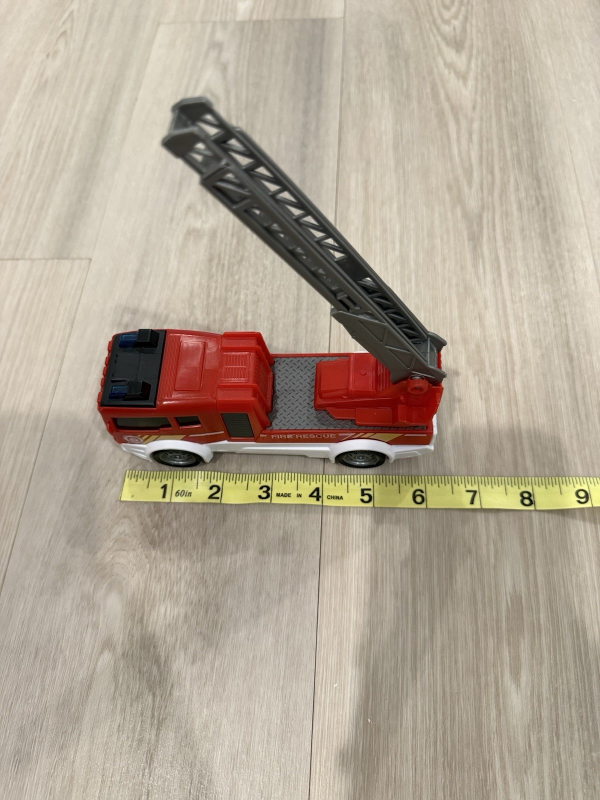Lot of 3 vehicles: fire truck, ambulance, and dump truck.