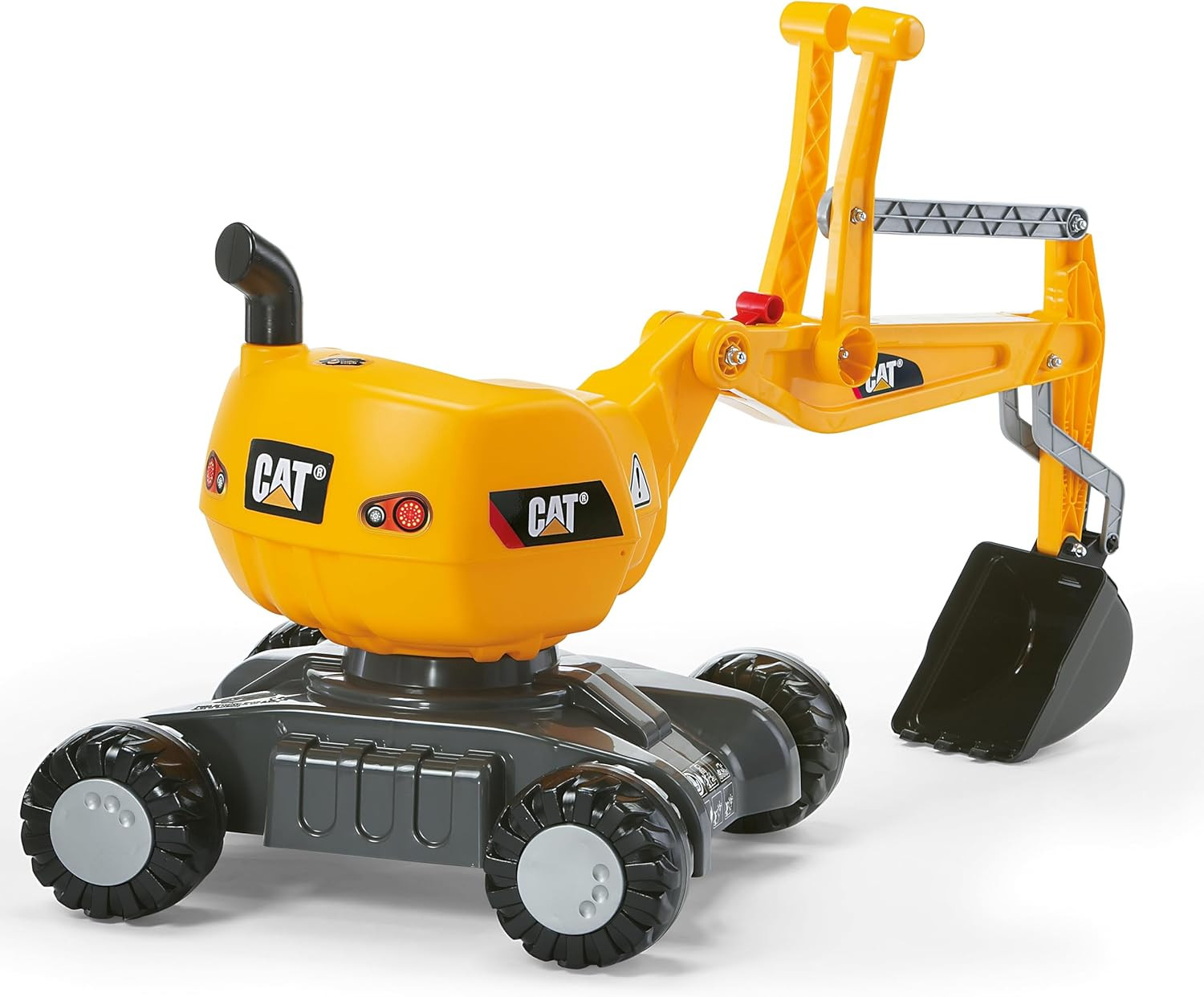 CAT Construction Ride-On: 360-Degree Excavator/Shovel Digger, Youth Ages 3+ , Ye