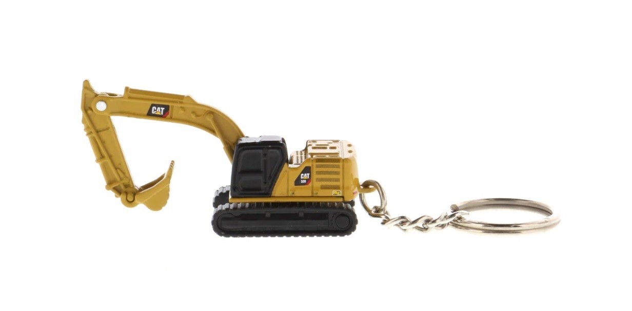 Caterpillar Micro 320 Hydraulic Excavator Keychain (QUANTITY SHIPPING DISCOUNT)
