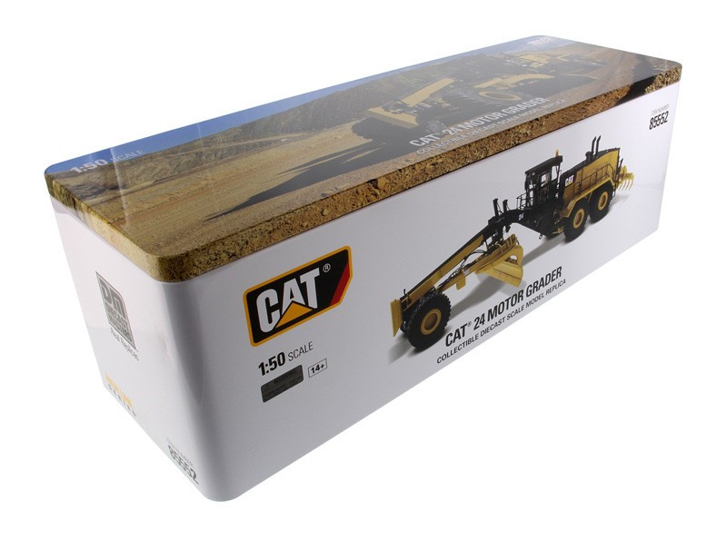 Diecast Masters Caterpillar 24 Motor Grader – High Line Series 1/50 Scale