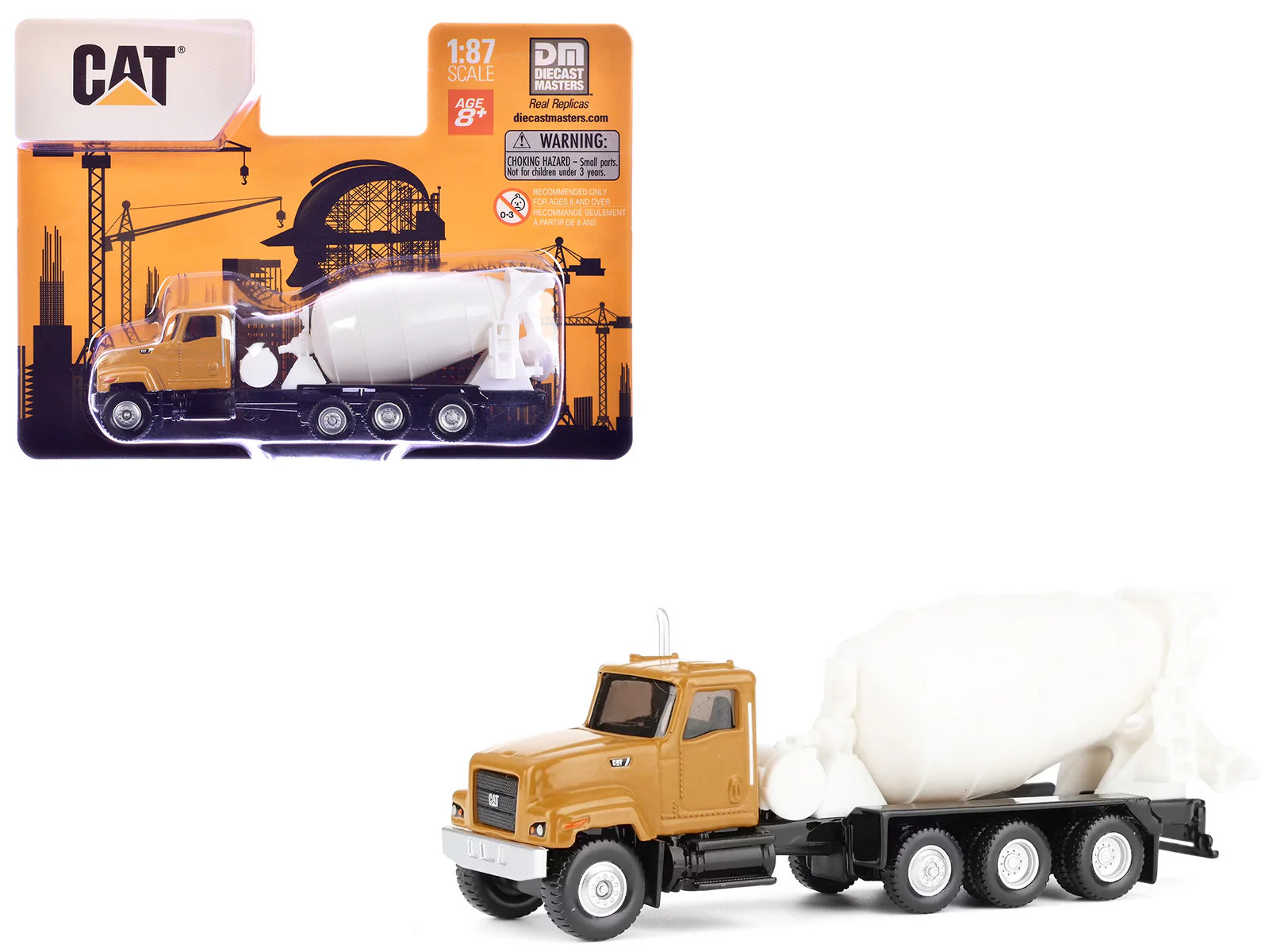 CAT Caterpillar CT681 Concrete Mixer Yellow 1/87 (HO) Diecast Model by Diecast M
