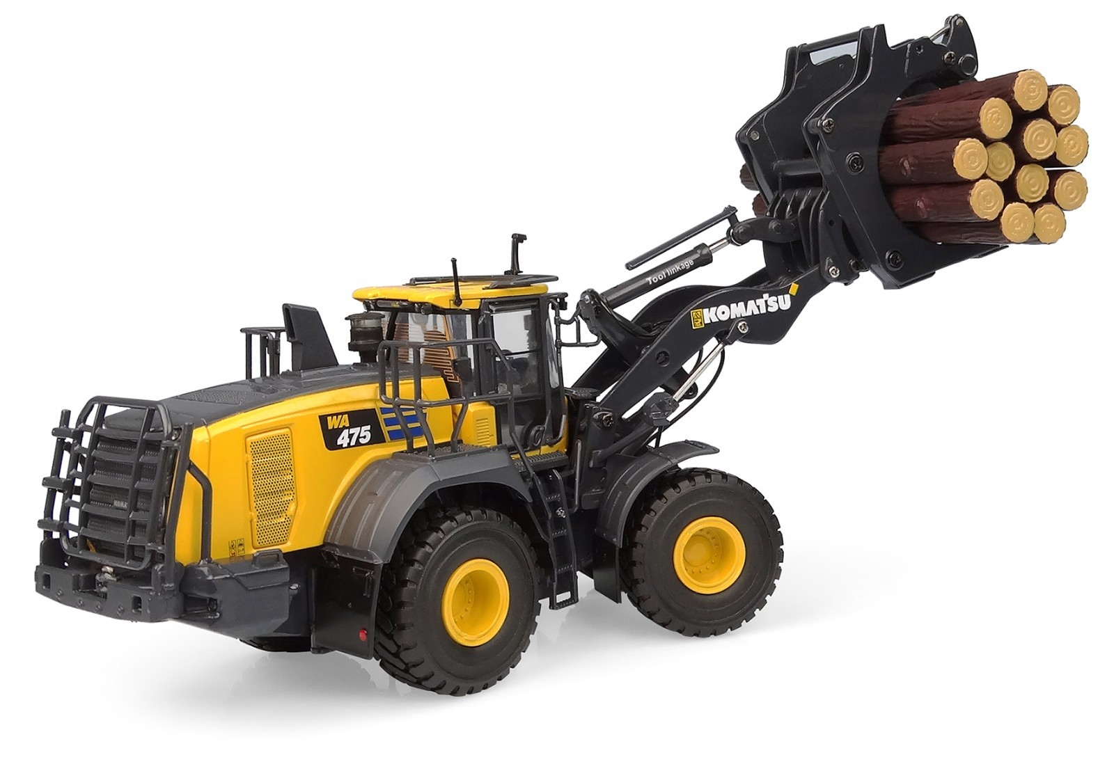 Universal Hobbies 1:50 WA475-10 Tool Linkage w/Log Grapple Diecast ReplicaUH8165