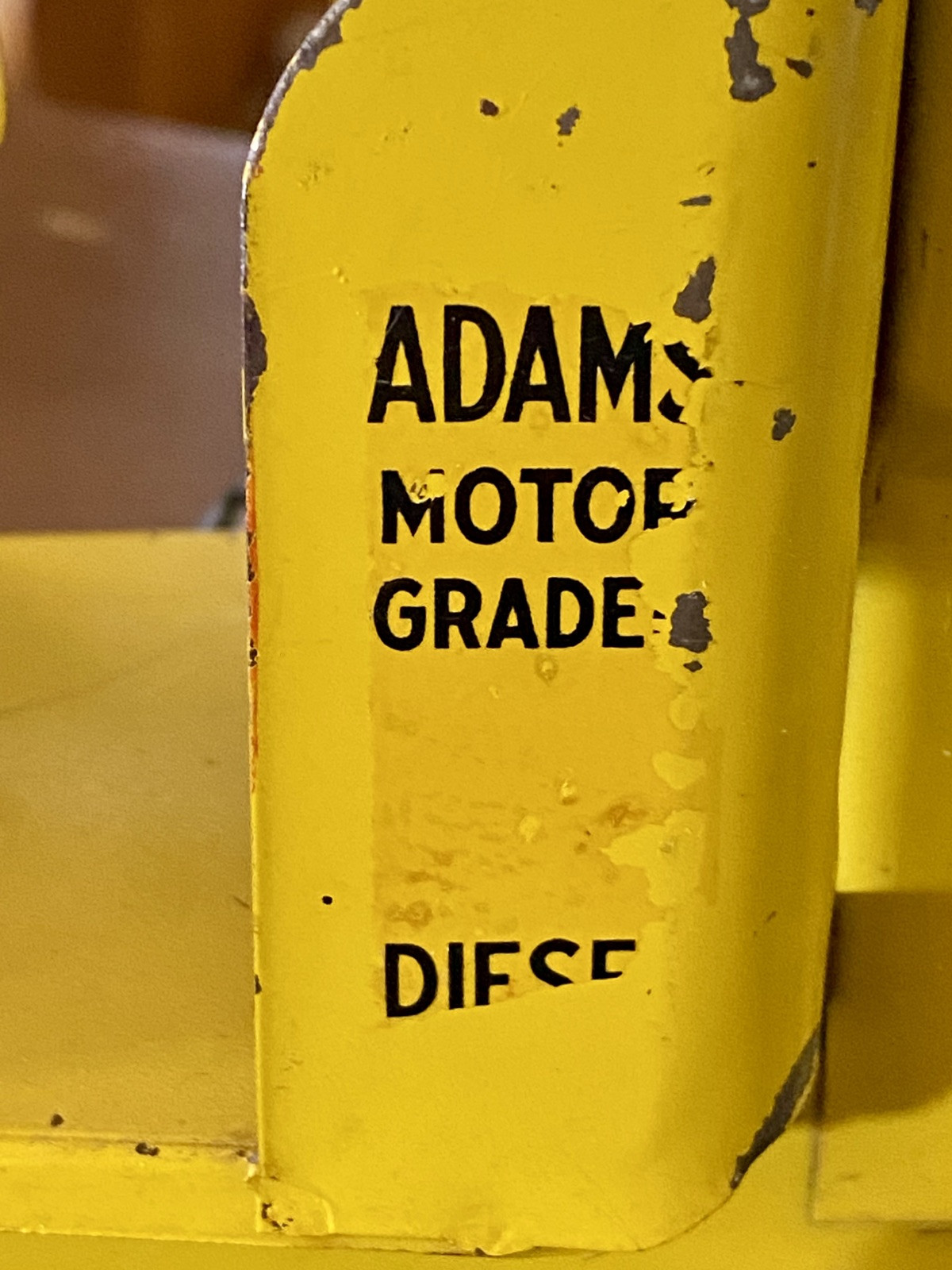 DOEPKE / ADAMS YELLOW 26&Prime; 1:12 SCALE ROAD GRADER CIRCA 1950 Rare Nice