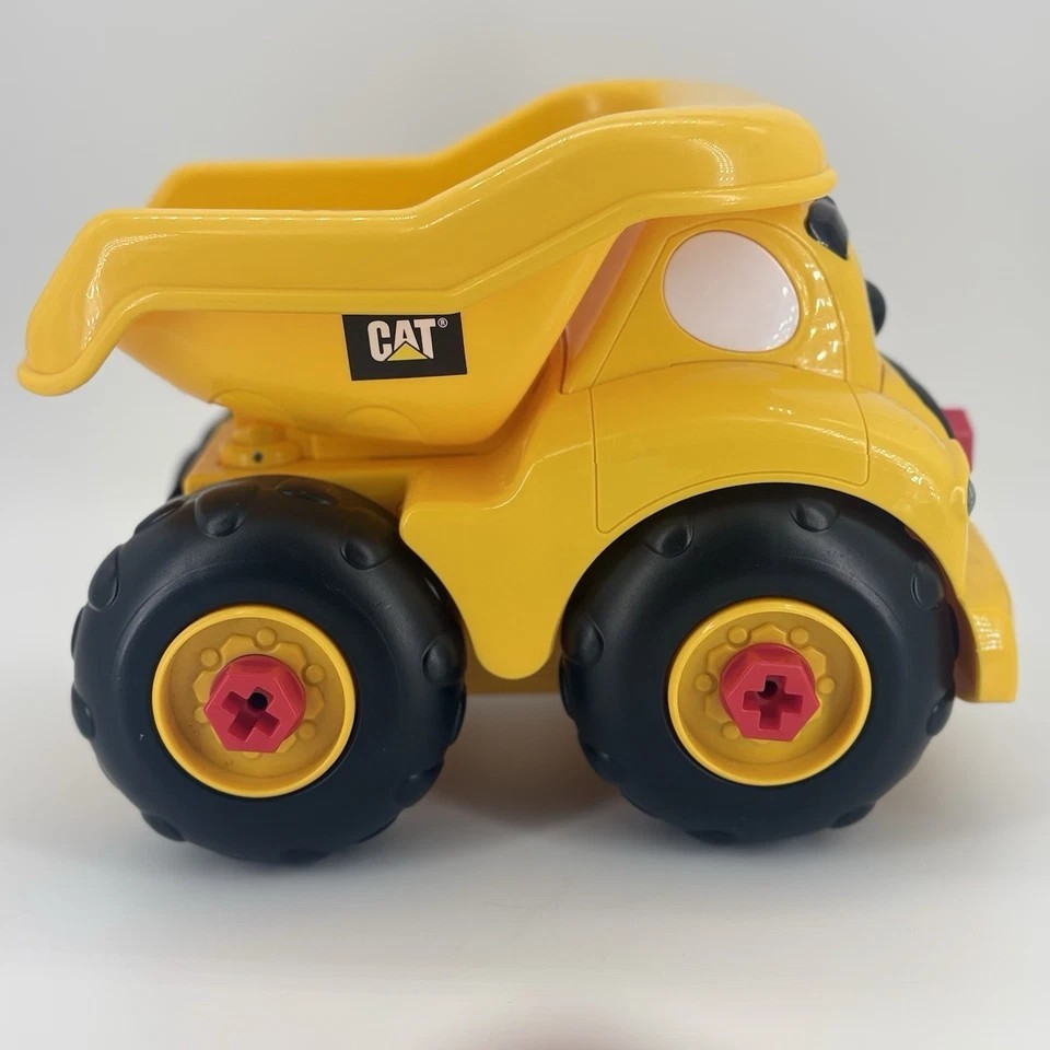 CAT Toy State Take Apart Construction Toy Lot Dump Truck Backhoe Loader Machine