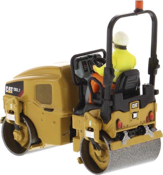 CAT Caterpillar CB-2.7 Utility Compactor 1:50 Scale Model – Diecast Masters
