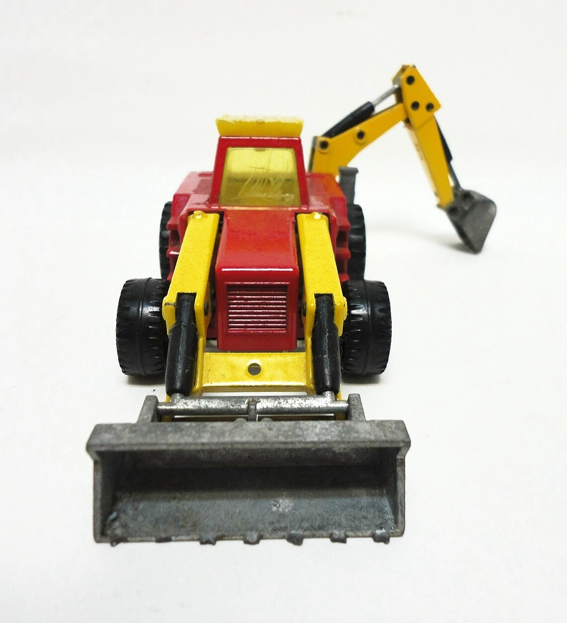 2 Vntg SIKU W. Germany DIECAST BACK HOE LOADERS #2818 & #3531 (Minor Damage)