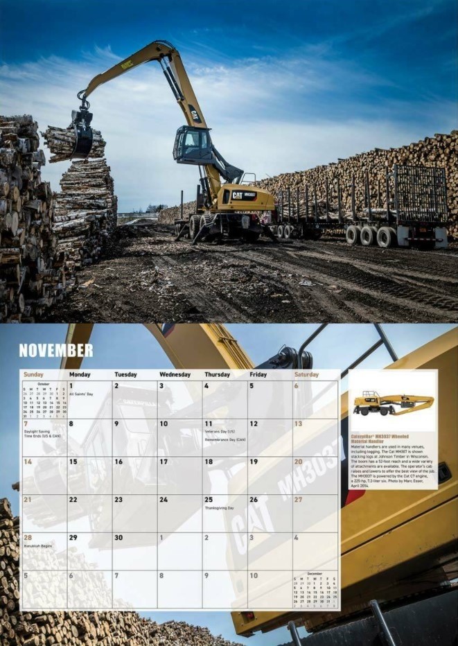 AUCUN,Calendar 2021 CATERPILLAR, , CALCAT2021