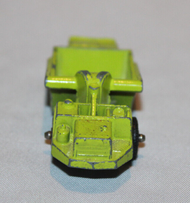 vintage Tootsietoy Earth Mover lime green USA