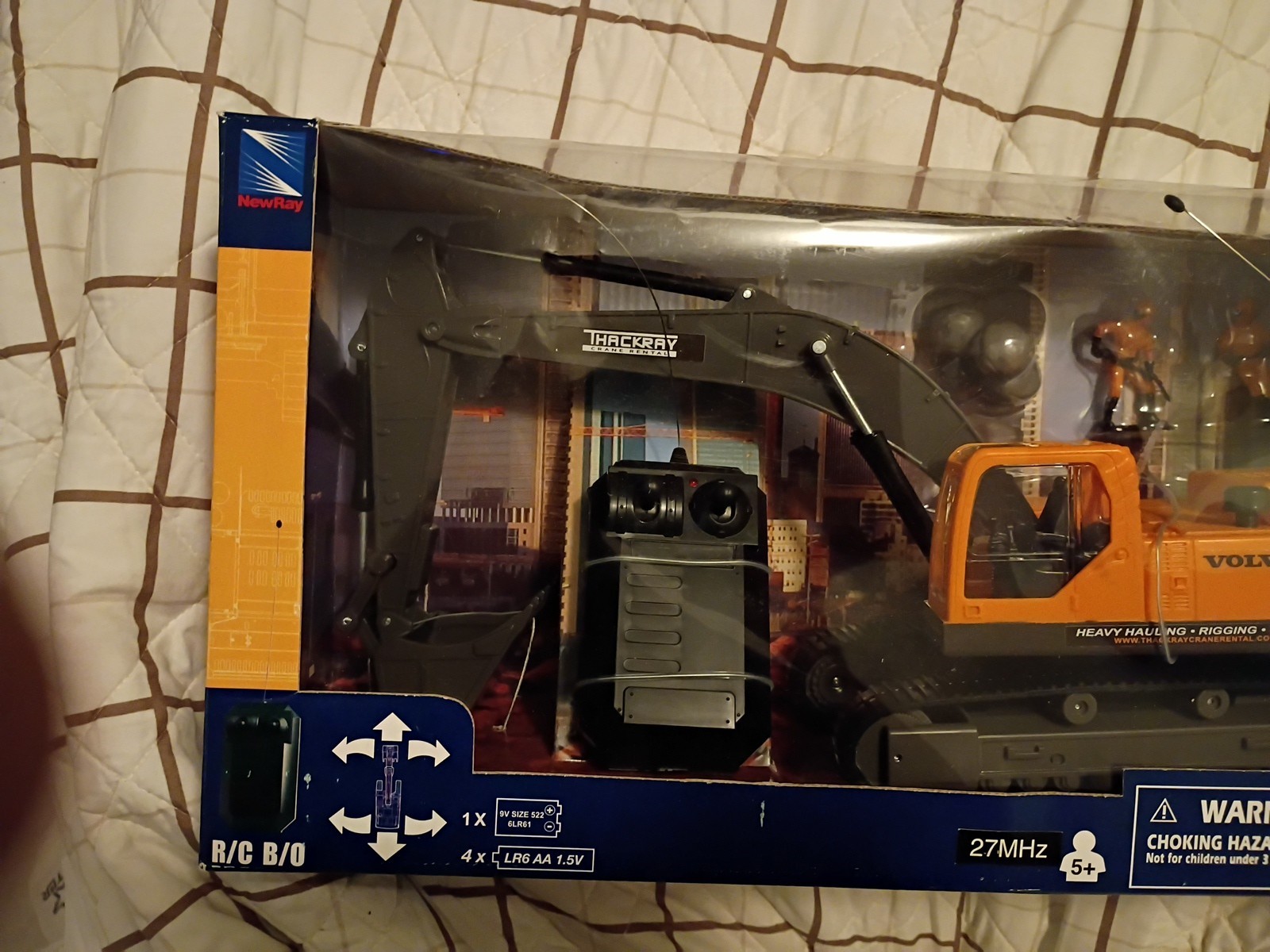 NewRay Volvo EC460B LC Excavator Model Toy Sound 1:32 New