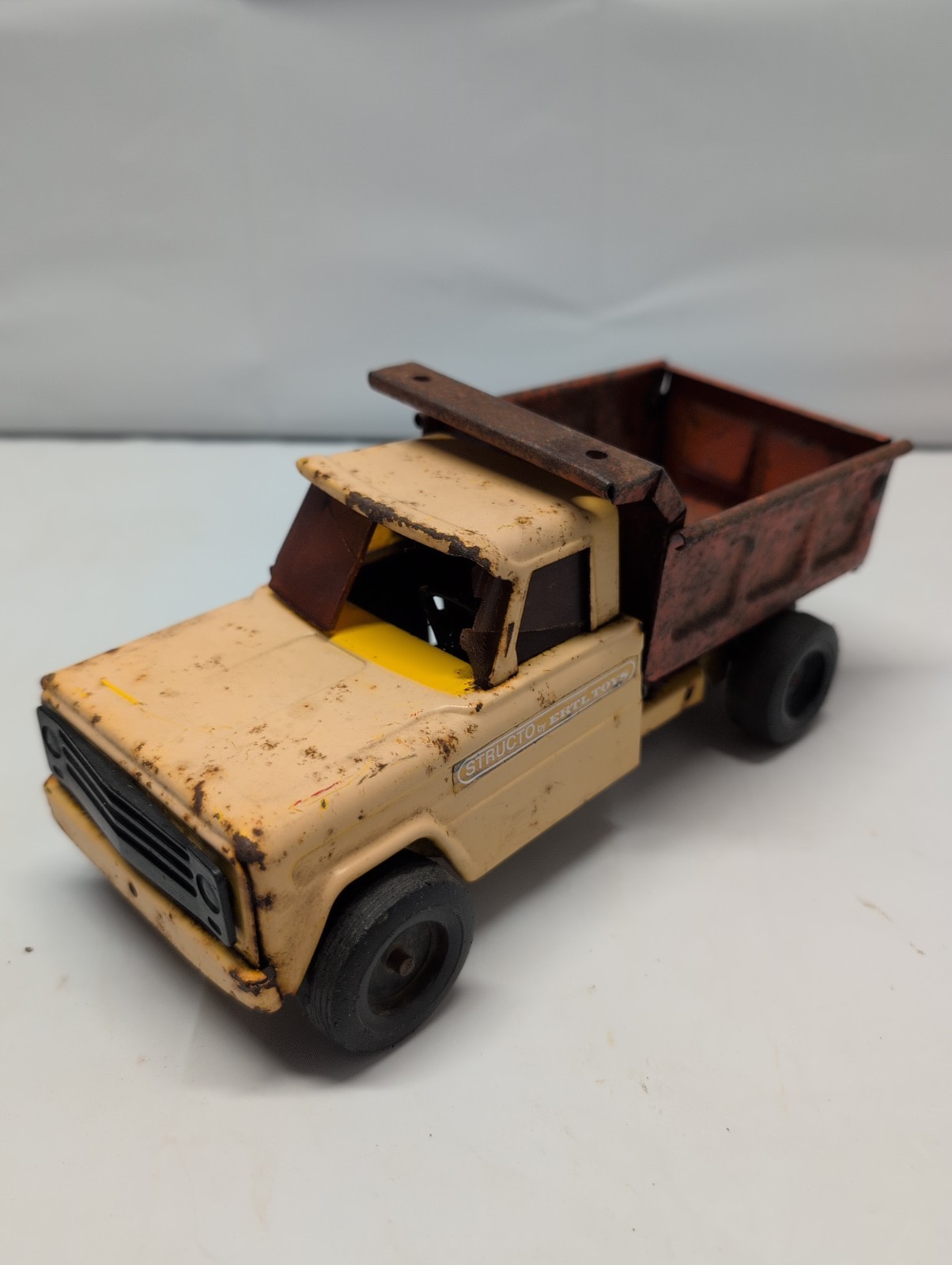Dump Truck Structo by Ertl Toy Pressed Steel Vintage 70&rsquo;s For Part Repair Rehab