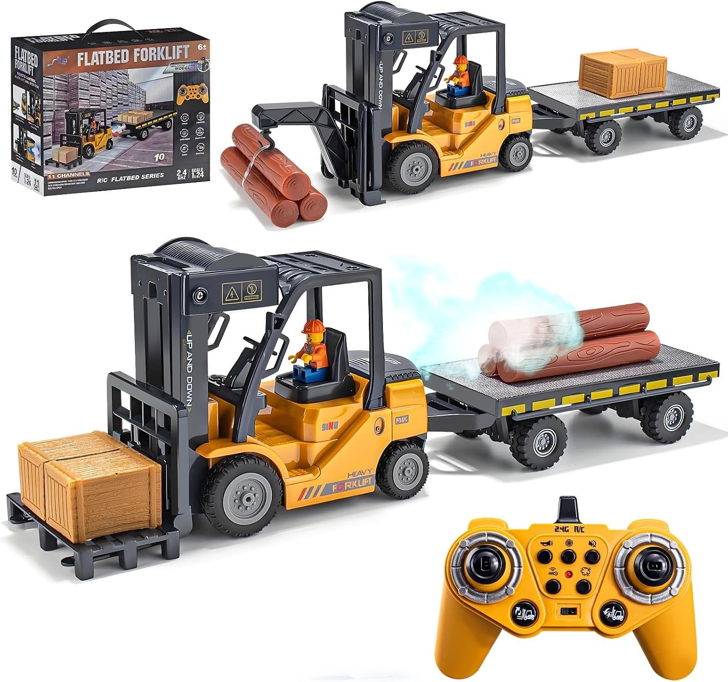 Rechargeable RC Forklift Truck Set