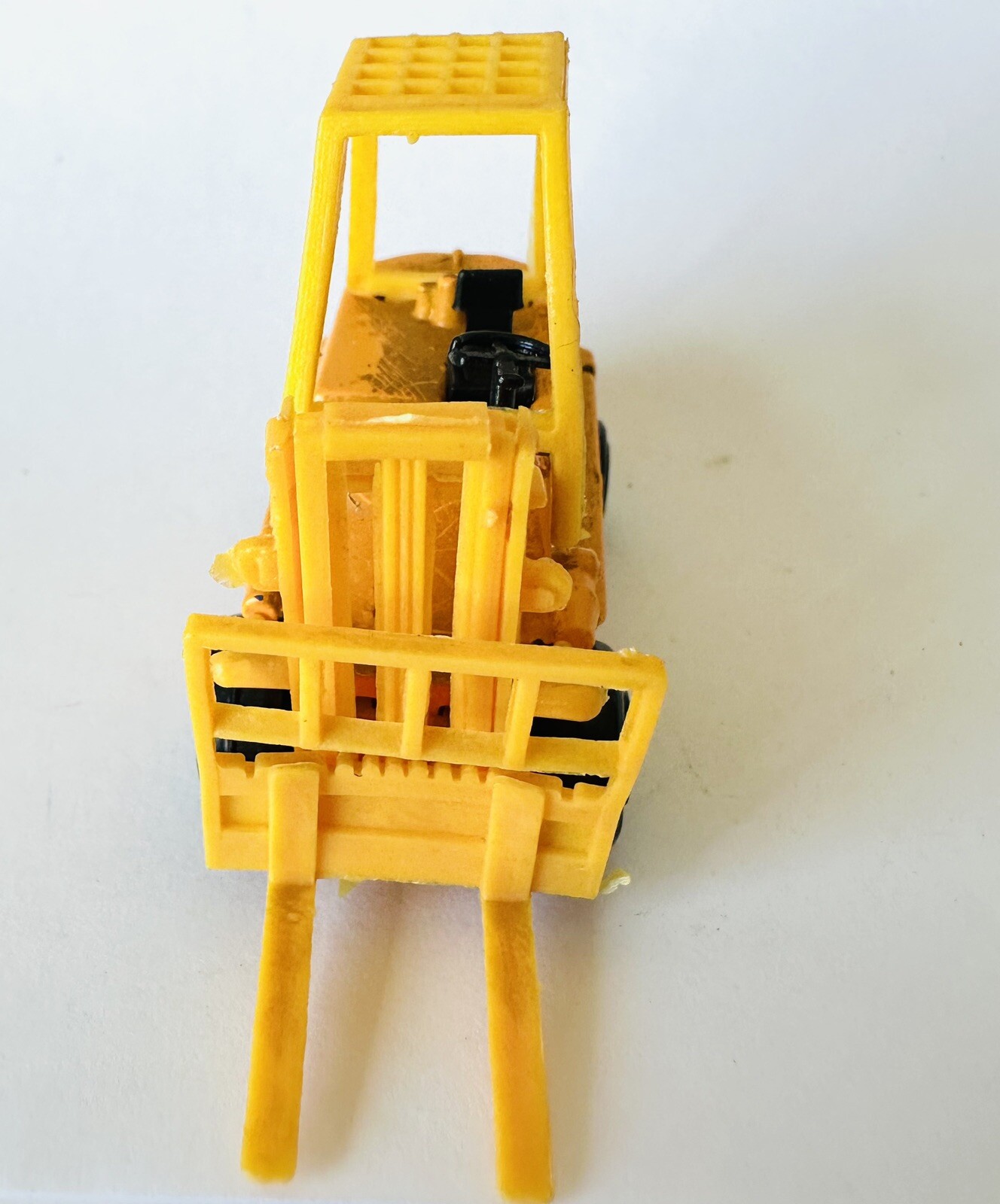 Zylmex Fork Life Truck P315 Forklift Yellow Made in Hong Kong 2.75” Length Toy