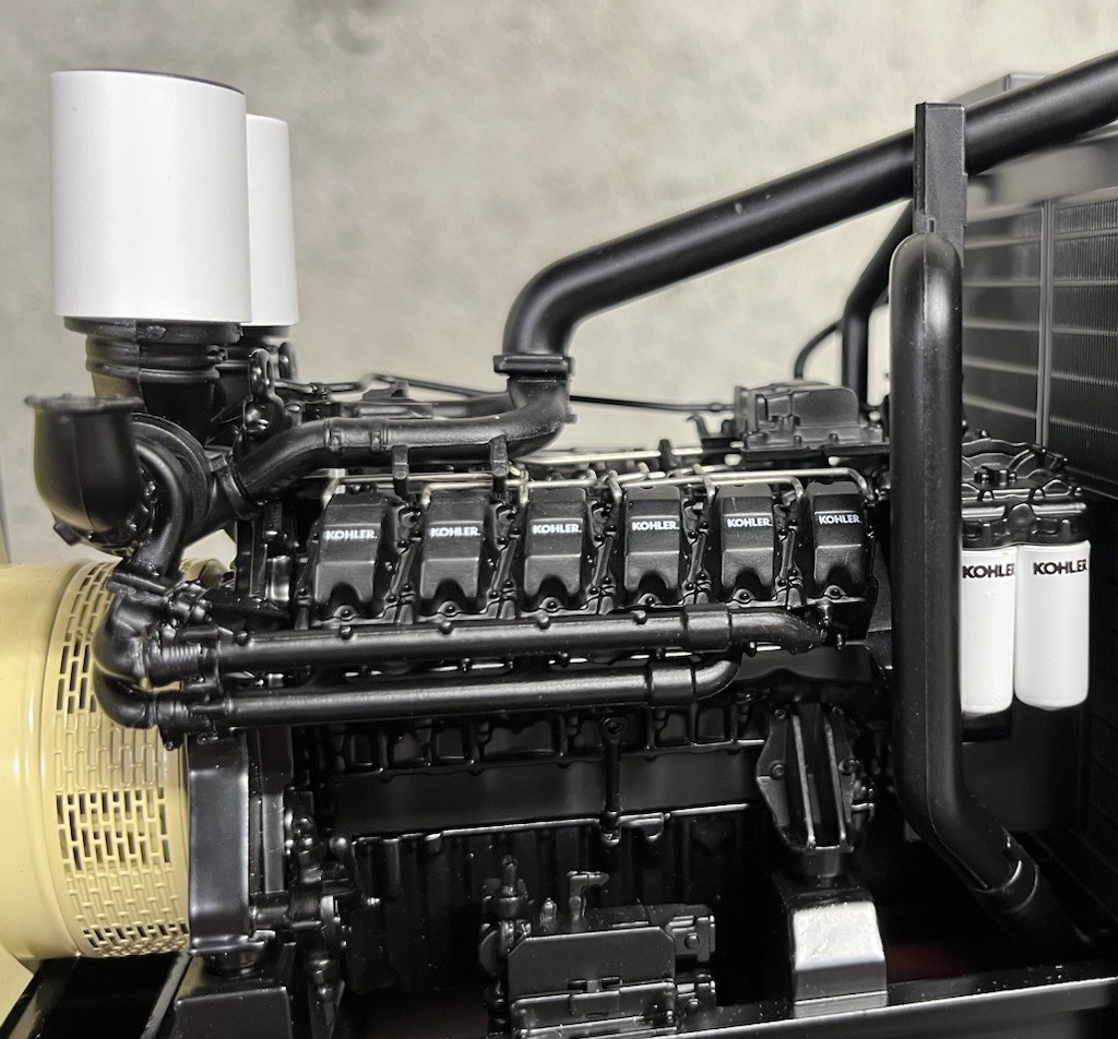 1:20 KOHLER SDMO Diesel Generator Set Construction Machinery Diecast Model IOB