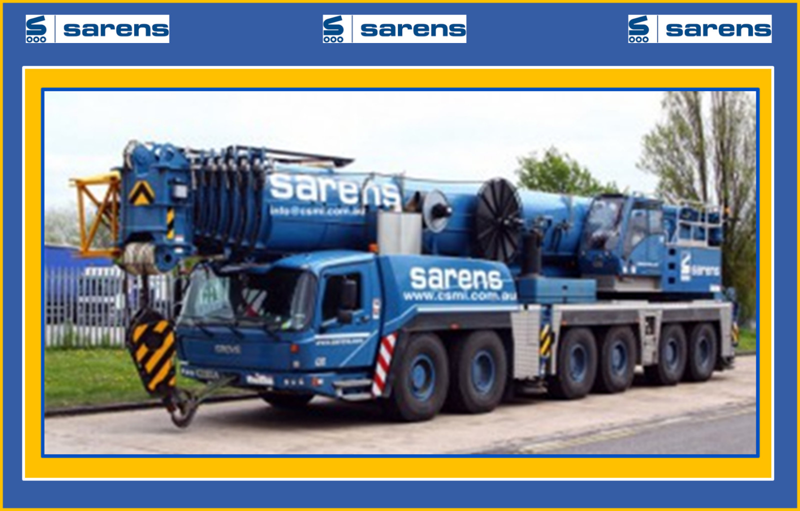 1/50 SARENS Conrad GROVE GMK 6300L – FREE SHIPPING – JAN SALES PRICE $$$$