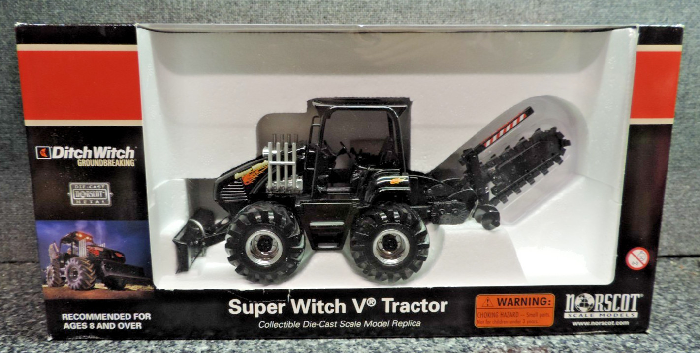 Norscot Diecast Super Witch V Tractor 1/25th Scale New In Box 2006 Construction