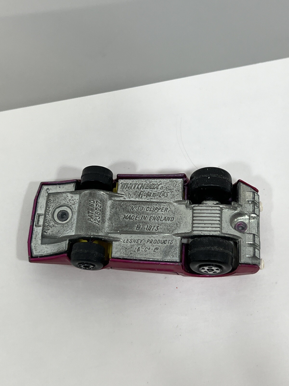 Matchbox Lesney Clipper Car #39 Superfast Vintage 1973 Pink