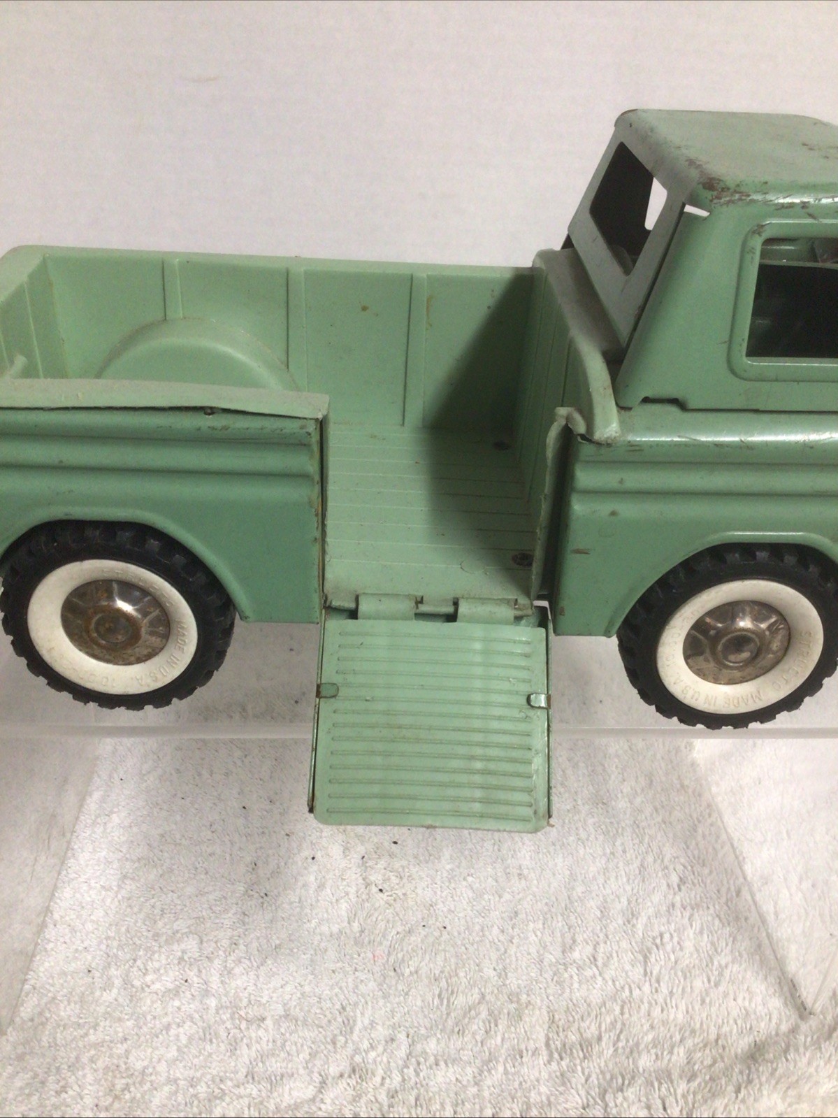 Vintage 10” Structo 1960s Rampside Corvair Pickup Mint Green – PRESSED STEEL USA