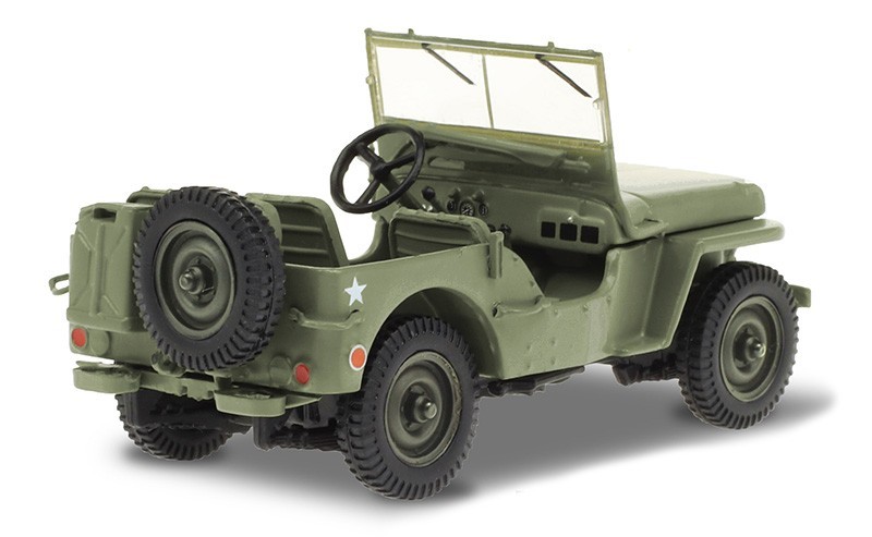 Greenlight 86593 Army Brigadier General – 1942 Willys MB Jeep – MASH 1/43 MIB