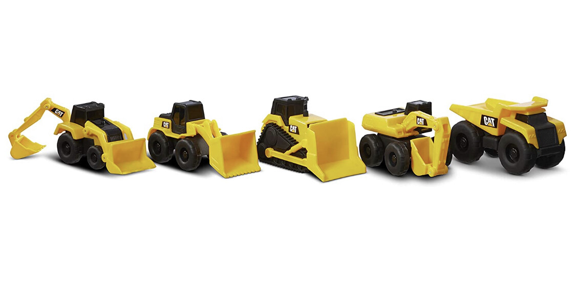 🔥CAT Caterpillar Little Machines Set 5 Pack Trucks Construction Play Toys 🔥