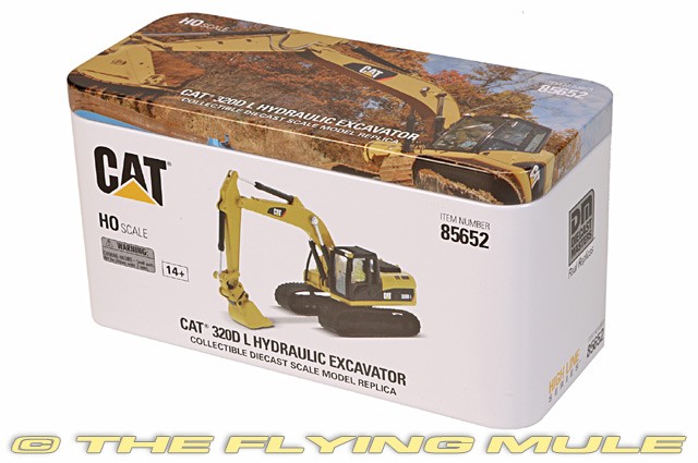 Diecast Masters 1:87 320D L Excavator w/4 Work Tools
