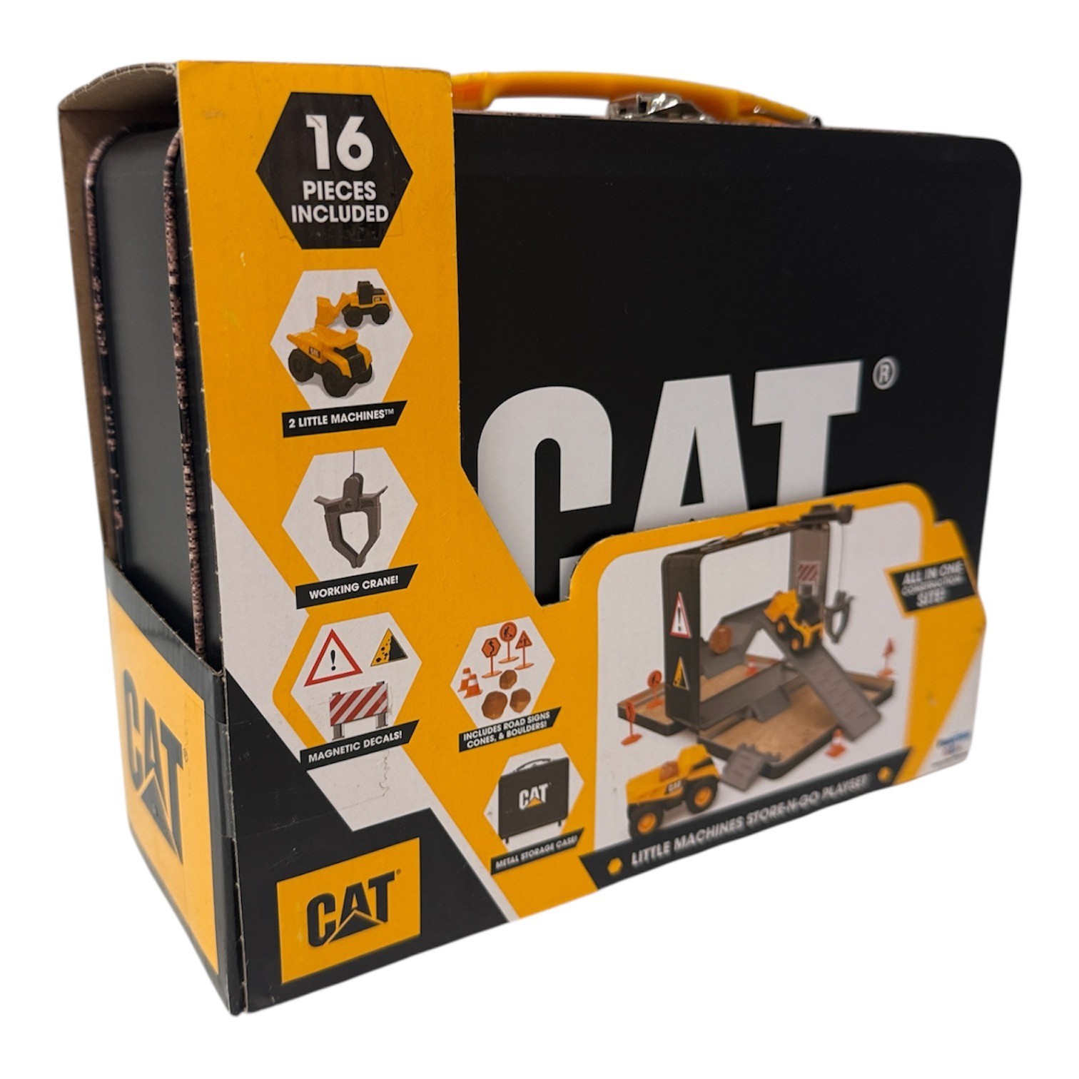 Caterpillar CAT Little Machines Store N Go Playset New Official CAT Product Fun