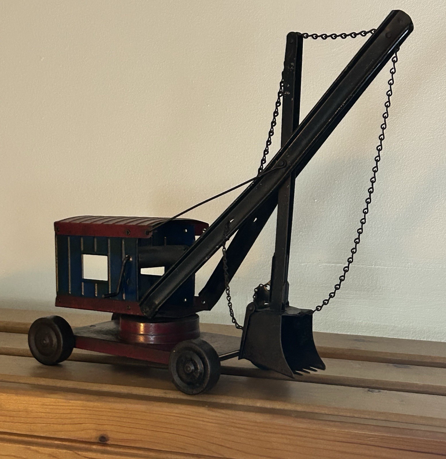 Vintage 1920s Structo Steam Shovel Toy As Found From Local Estate! Very Nice!!!