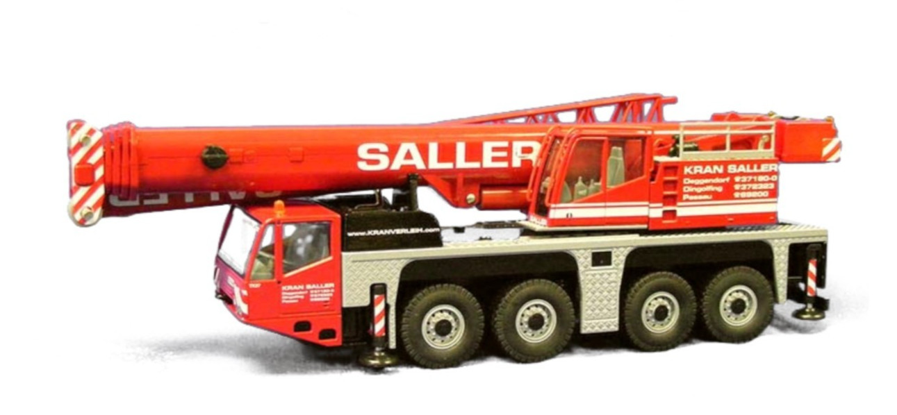 Conrad 2104-10 Terex AC100/4 Mobile Crane – SALLER 1/50 Die-cast MIB