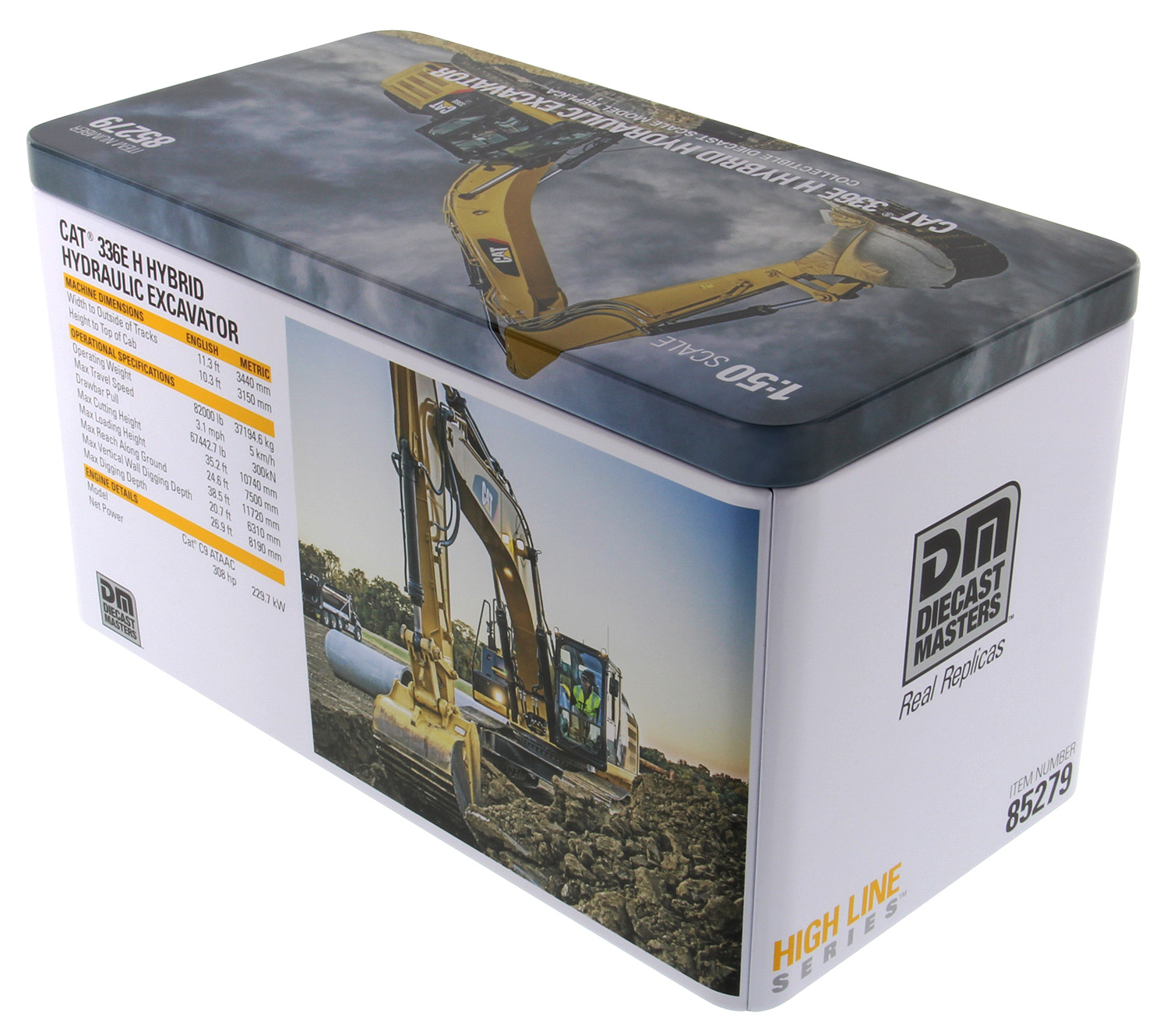 DIECAST MASTERS – CATERPILLAR 336 EH Accompanied Figure and Box…
