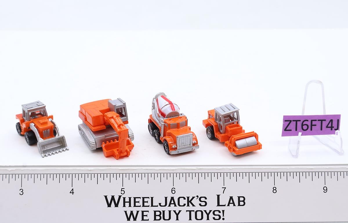 Sun Color Changers #1 Heavy Equipment Micro Machines 1988 Galoob #6440 Complete