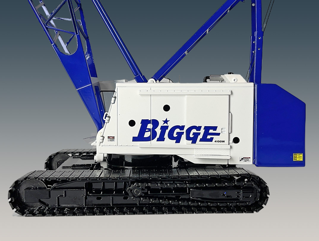 Manitowoc 4100W Crawler Crane – Bigge – Weiss Bros 1:50 Scale #WBR030-1206 New