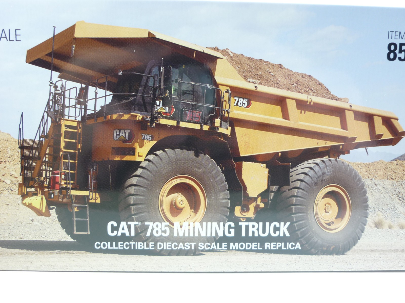 DieCast Masters 1:87 Caterpillar 785 Mining Dumper Die-Cast Metal Model