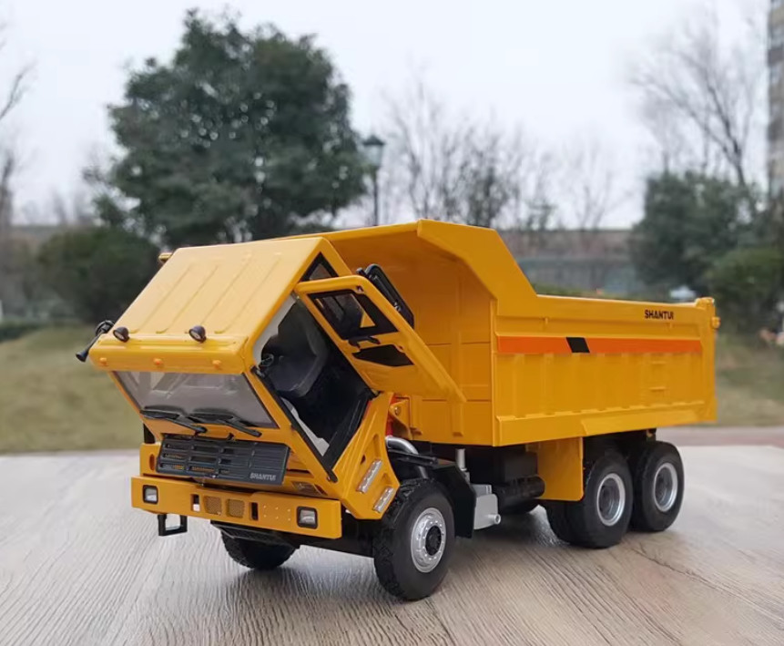 1:35 26CM SHANTUI Mining Dump Truck Construction Equipment Machine Diecast Model