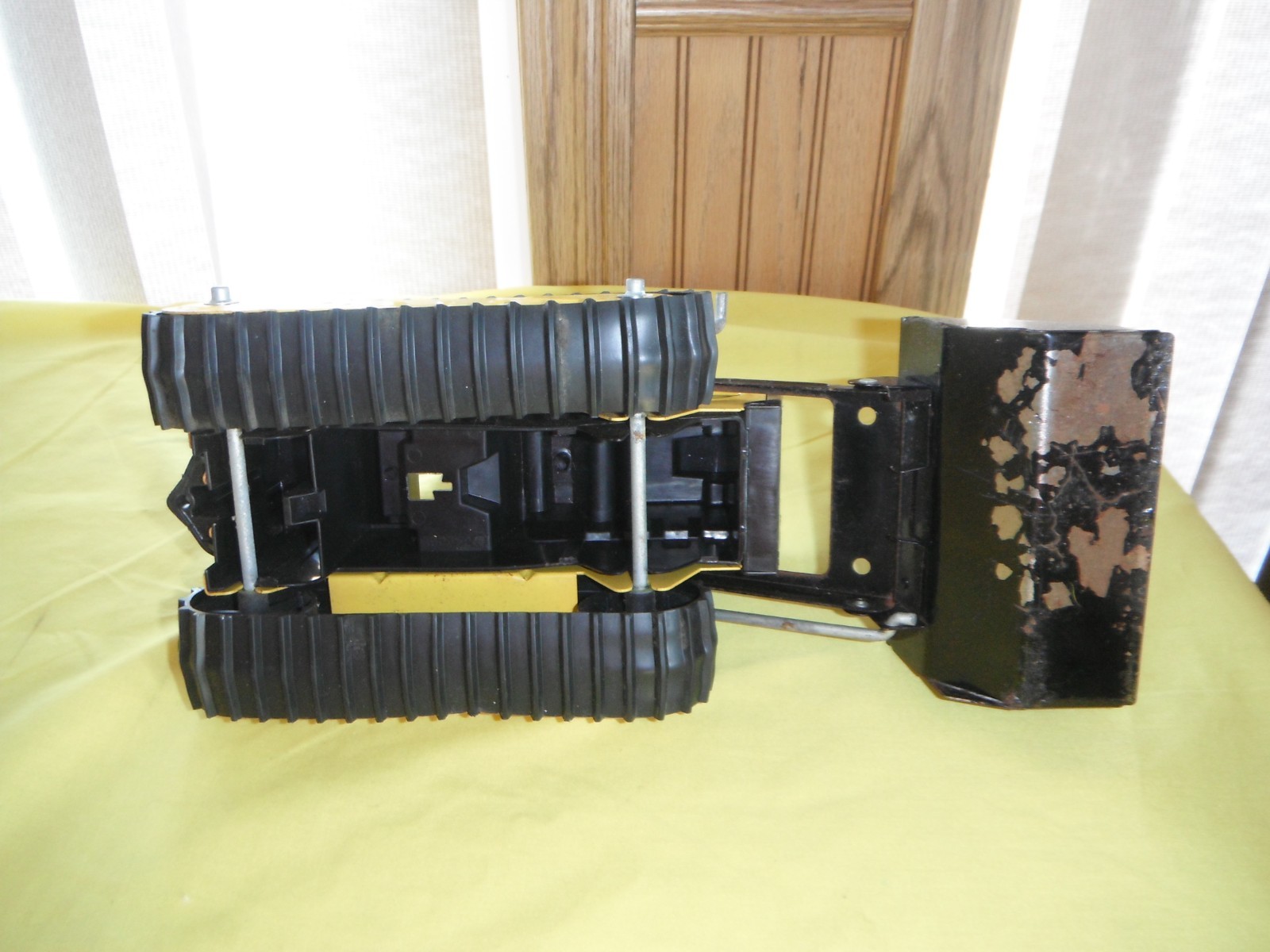 Vintage TONKA T-6 Front end Loader Excavator 1970s YELLOW Steel Bulldozer Digger
