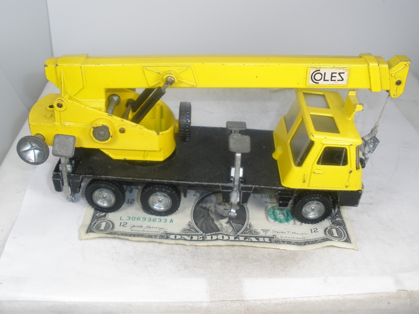 England Dinky Toys Coles Hydra Truck #980 COMPLETE ORIGINAL FULLY FUNCTIONAL