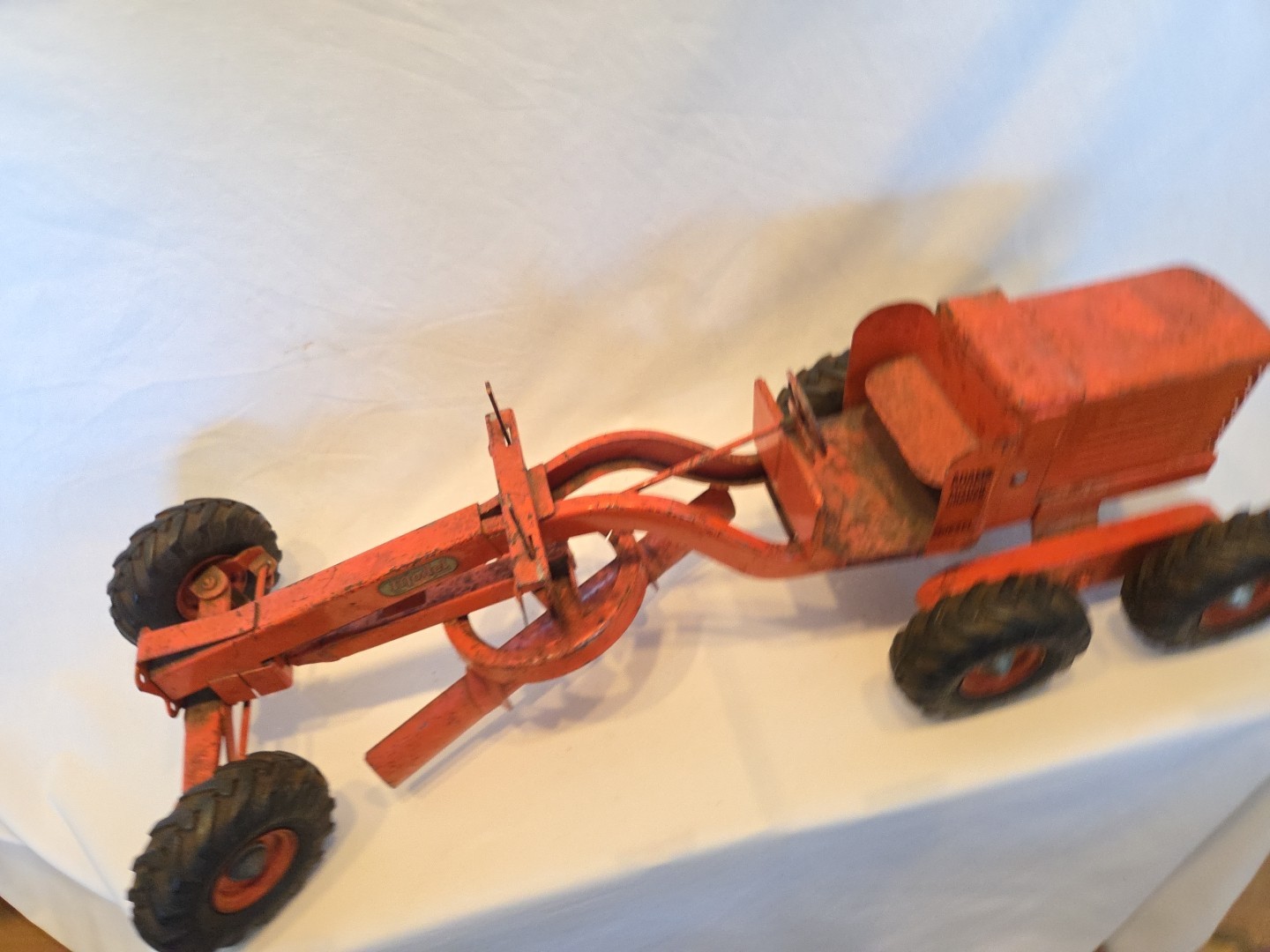 Doepke Model Toys Adams Road Grader Diesel Motor Steel 1950&rsquo;s Vintage Fair Cond