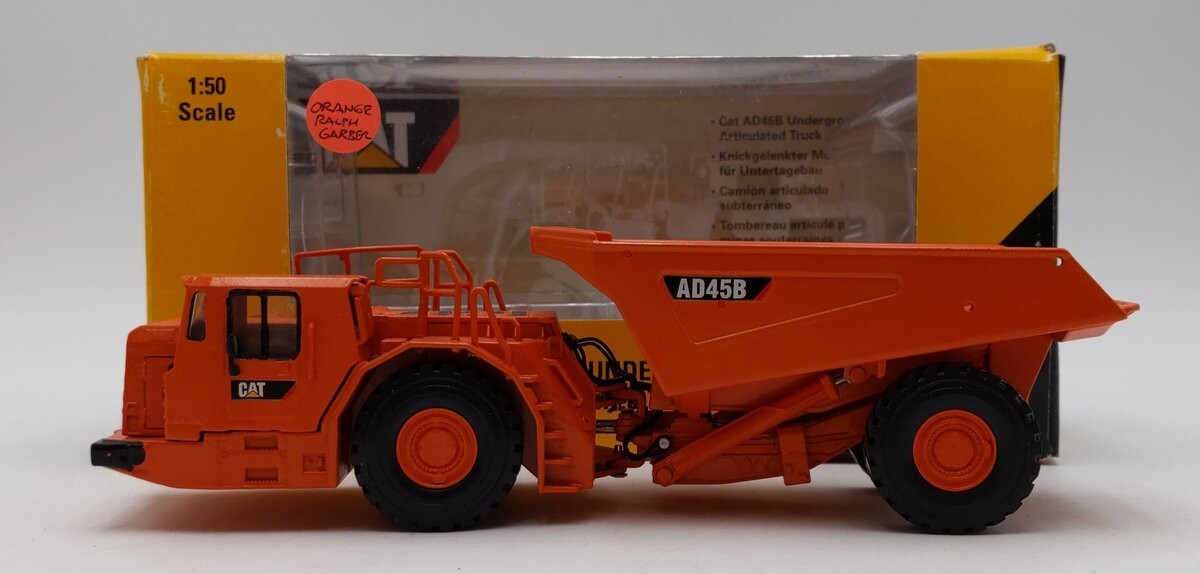 Norscot 55191 1:50 Caterpillar AD45B Underground Truck – Orange Color LN/Box