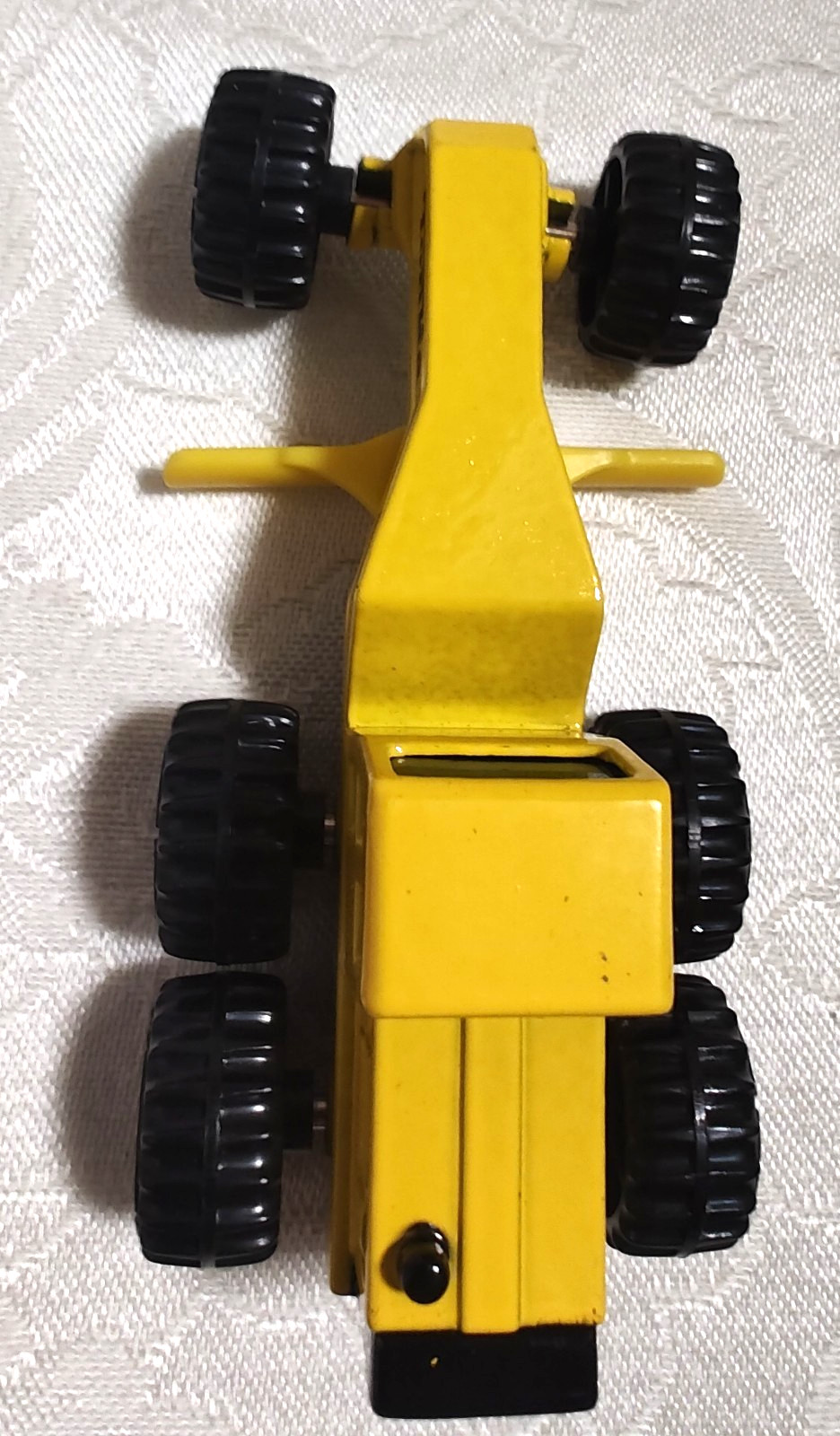 Vintage 1994 Tonka Diecast Metal Yellow Construction Road Grader 3.5&Prime; 1:64 Scale