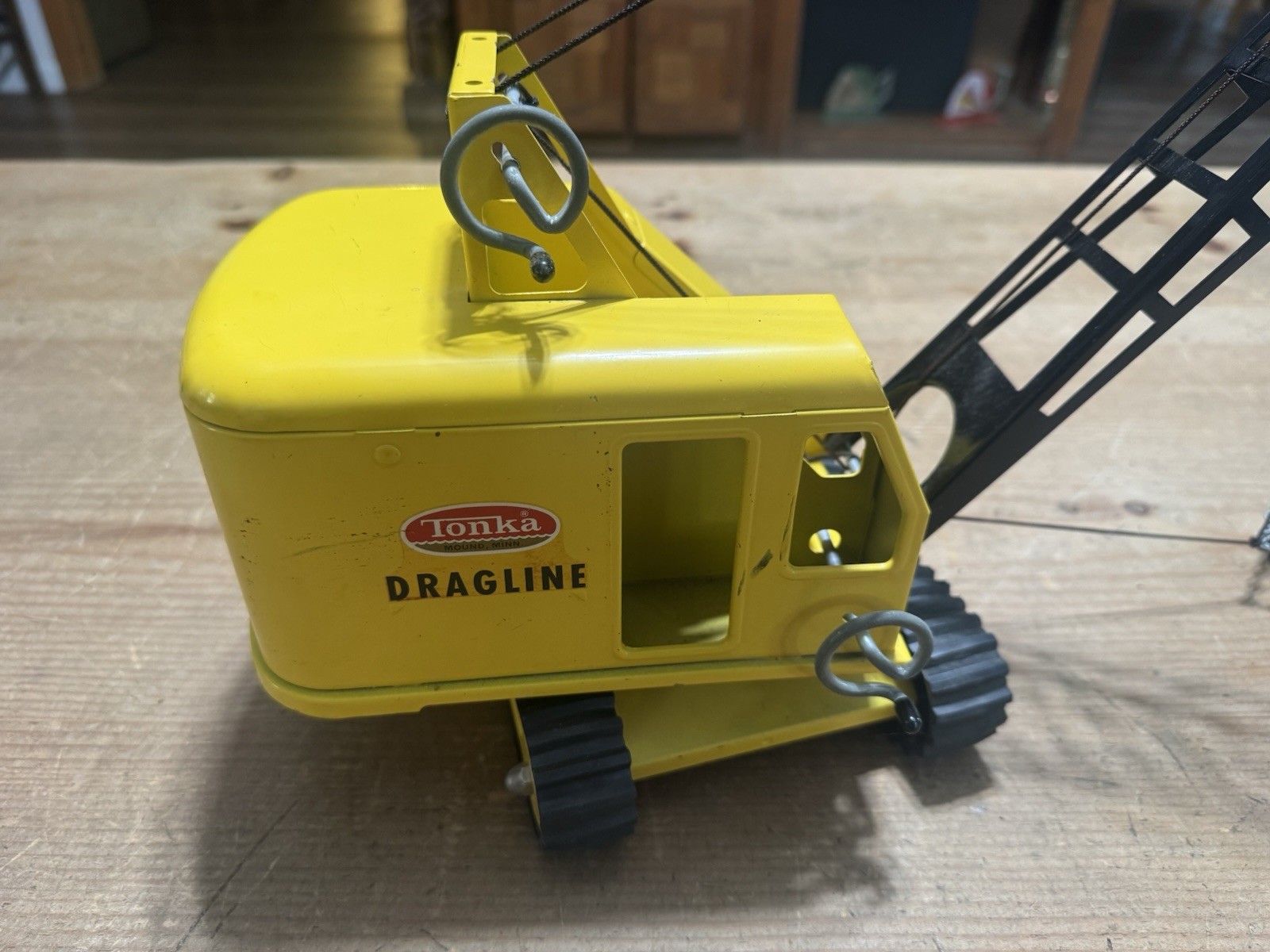 NICE Vintage 1960’s Steel Tonka Drag Line Crane Made In USA #514