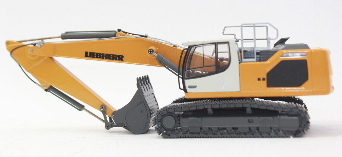 1/50 CONRAD LIEBHERR R 938 V HYDRAULIC EXCAVATOR in Yellow – FREE SHIPPING !!!