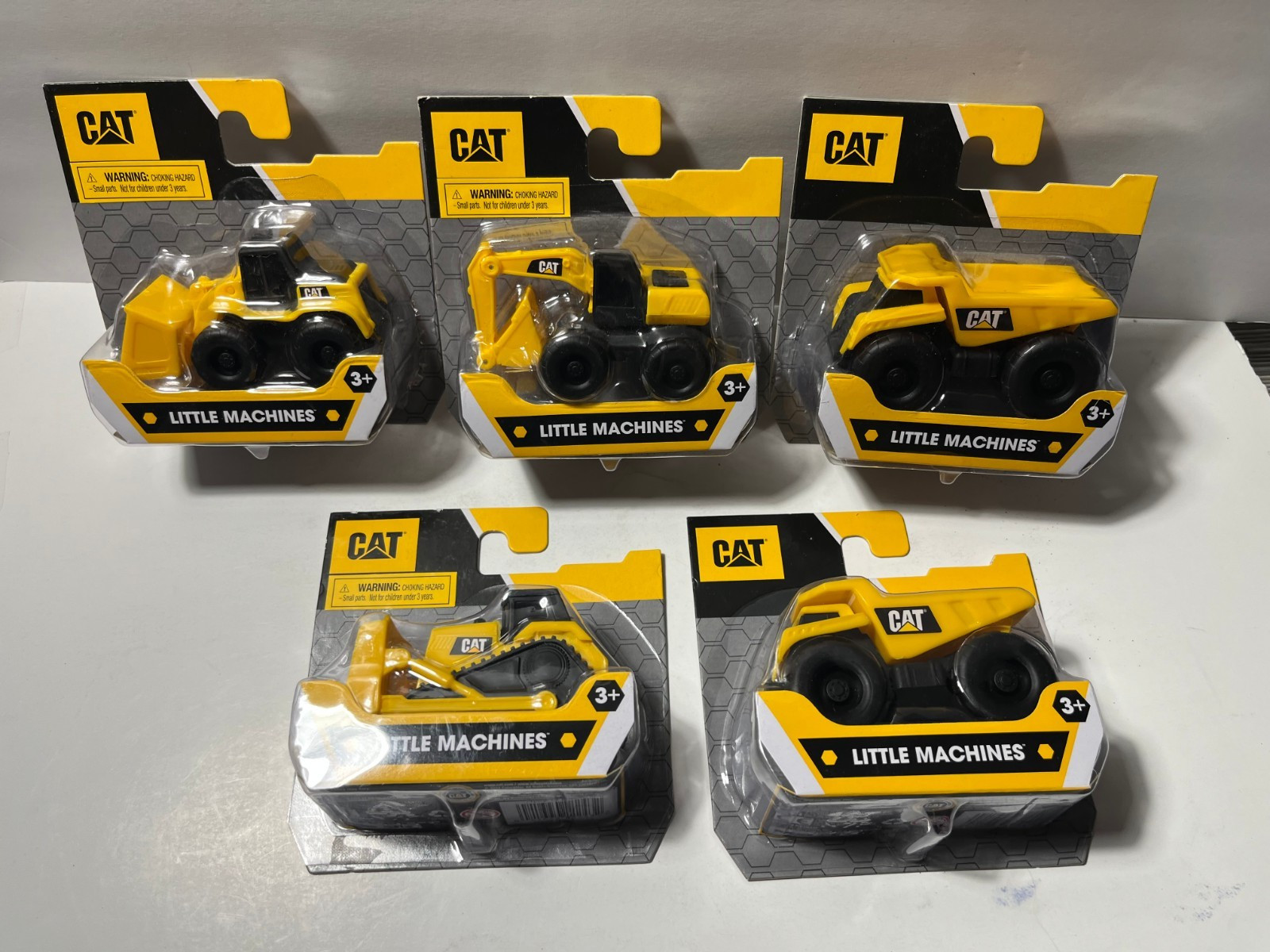 CAT Little Machines Toy Construction Vehicles Lot of 5
