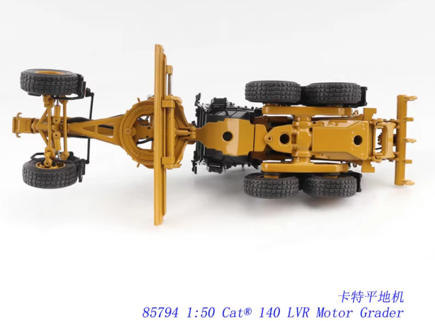 1:50 DM CAT 140 LVR Motor Grader Construction Equipment Machinery Diecast Model