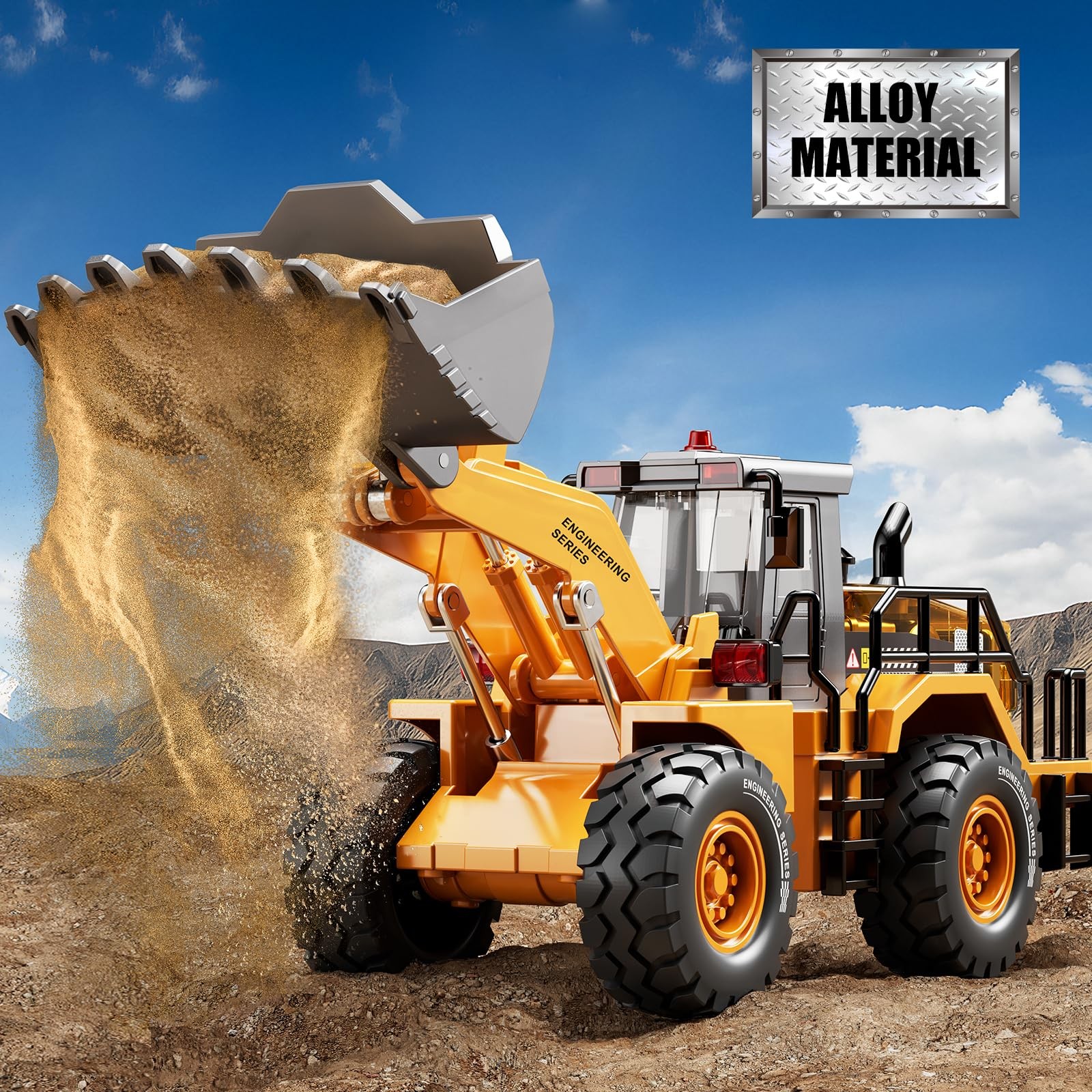 Kids Metal Construction Toys – Bulldozer, Upgraded Construction Vehicle with …