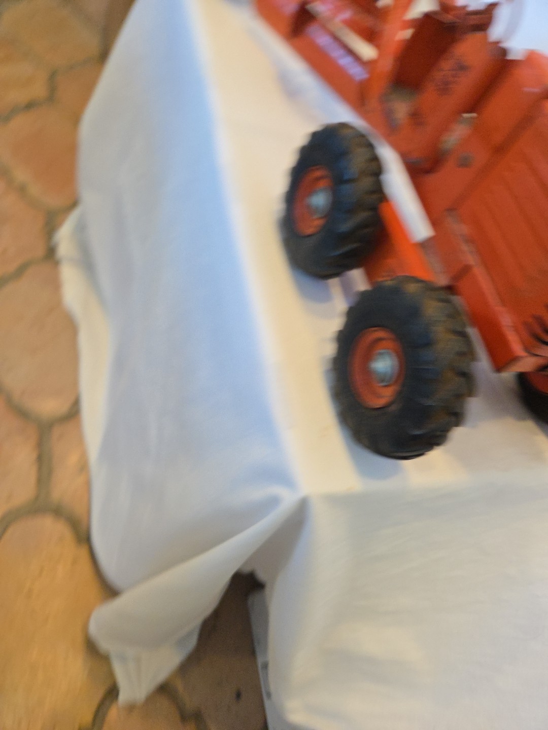 Doepke Model Toys Adams Road Grader Diesel Motor Steel 1950&rsquo;s Vintage Fair Cond