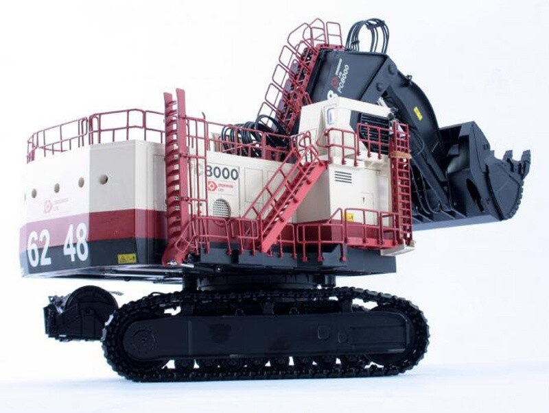 1:50 BYMO PC8000-6 Electric Shovel « Drummond  » Excavator Equipment Diecast Model