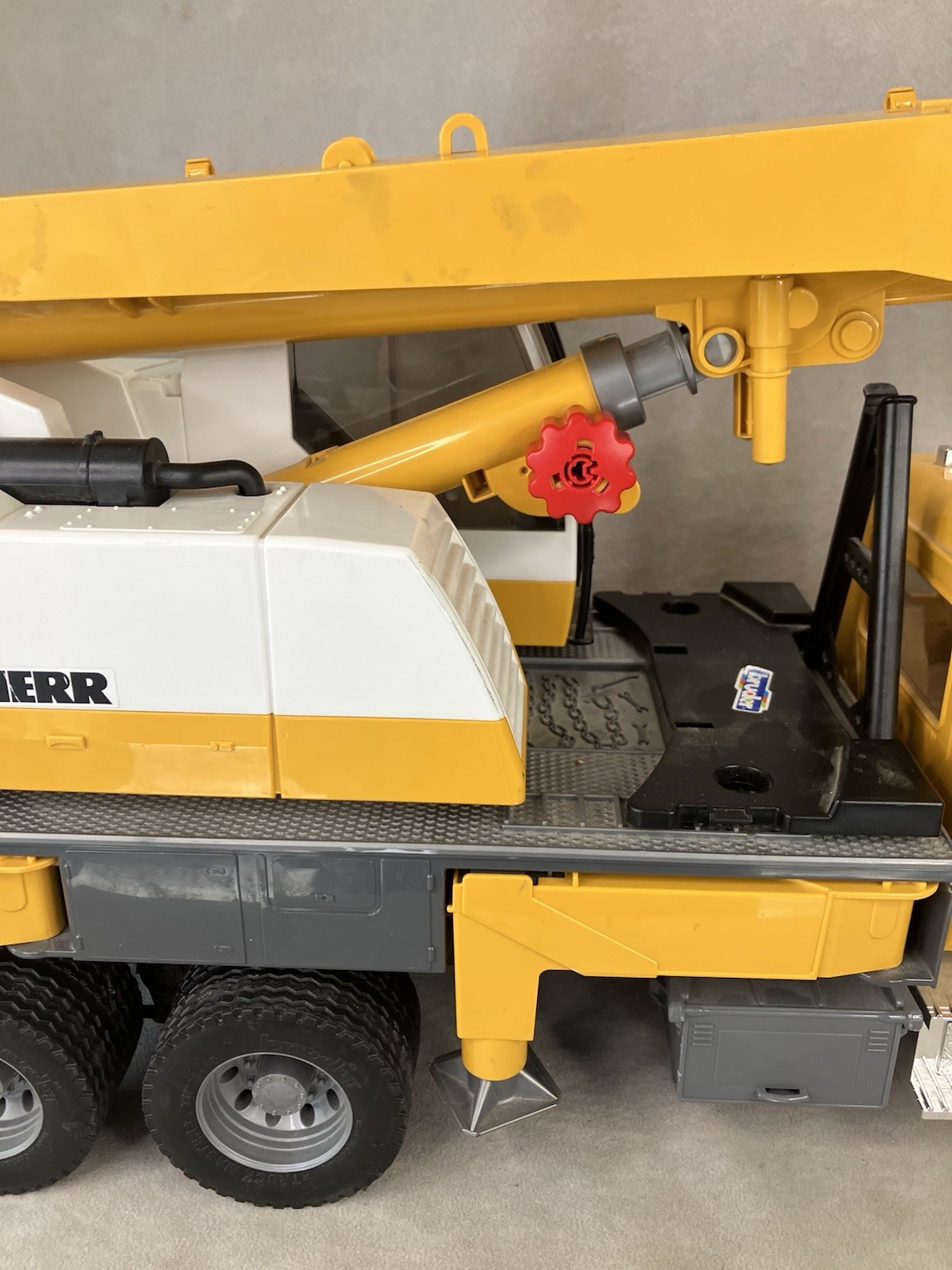 BRUDER 2818 Liebherr Crane Truck – Yellow