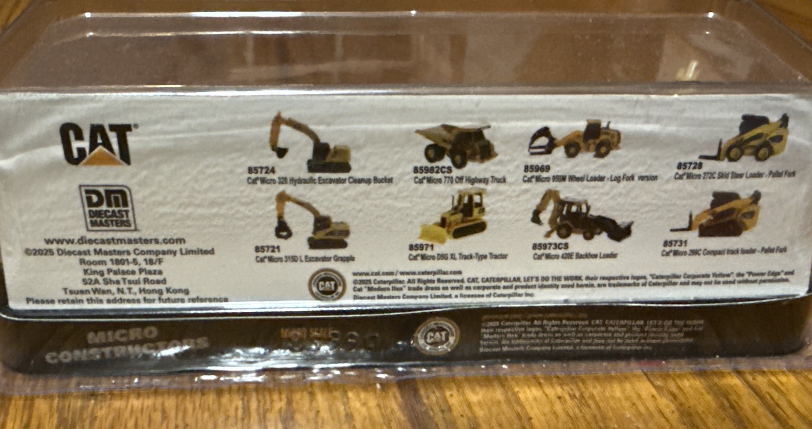 Caterpillar CAT Micro Constructor Scale Set Of 4 Diecast Model NIB